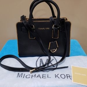Michael Kors Small Saffiano Leather Satchel